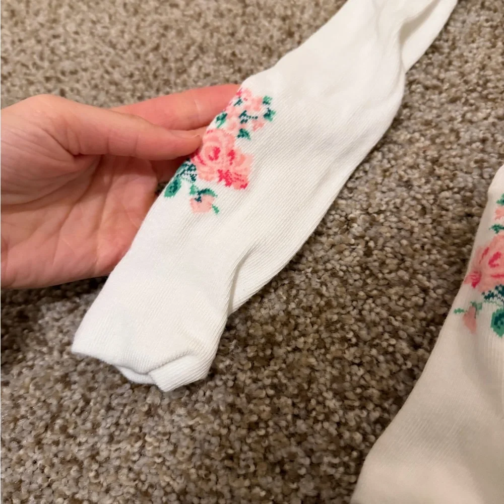 Janie & Jack easter bouquet collection tights 12-24M